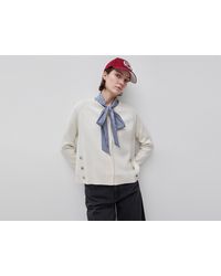 Benetton - Benetton, Knit Cardigan With Buttons - Lyst