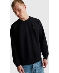 Benetton - Benetton, Sweatshirt With Logo Patch - Lyst