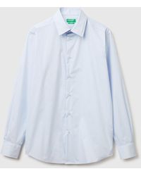 Benetton - Benetton, Slim Fit Shirt - Lyst