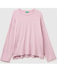 Benetton - Benetton, Stretch Modal Sweater - Lyst