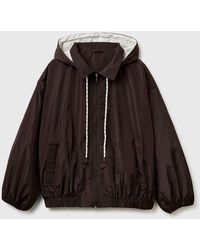 Benetton - Benetton, Soft Jacket With Hood - Lyst