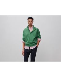 Benetton - Benetton, Sweatshirt With Half Button Closure - Lyst