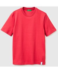 Benetton - Benetton, Regular Fit Crew Neck T-Shirt - Lyst
