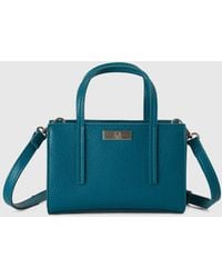 Benetton - Benetton, Bolso Rectangular Pequeño, Talla, Verde Oscuro, Mujer - Lyst