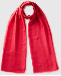 Benetton - Benetton, Silk Blend Scarf - Lyst