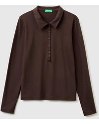Benetton - Benetton, Lightweight Jersey Polo - Lyst