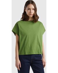 Benetton - Kimono Sleeve T-shirt - Lyst