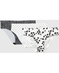 Benetton - Benetton, Three Seamless Patterned Briefs - Lyst
