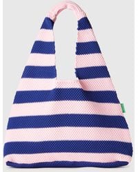 Benetton - Benetton, Gehäkelte Umhängetasche, Bunt - Lyst
