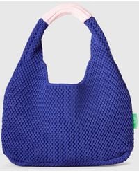 Benetton - Benetton, Small Crochet Shoulder Bag - Lyst