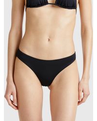Benetton - Benetton, Basic-Badehose Aus Econyl, Schwarz - Lyst