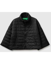 Benetton - Benetton, Lightweight Padded Jacket With 3/4 Sleeves - Lyst