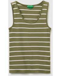 Benetton - Benetton, Striped Tank Top - Lyst