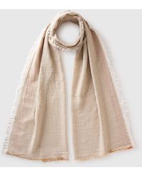 Benetton - Benetton, Striped Scarf - Lyst
