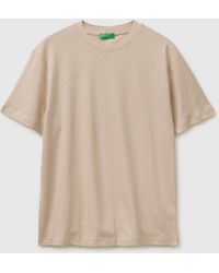 Benetton - Benetton, Crew Neck T-Shirt - Lyst