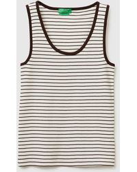 Benetton - Benetton, Striped Tank Top - Lyst