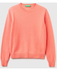 Benetton - Benetton, Crew Neck Sweater - Lyst