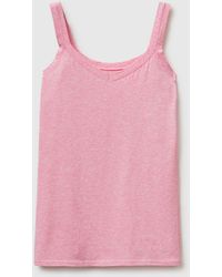 Benetton - Benetton, Super Stretch Cotton Tank Top - Lyst