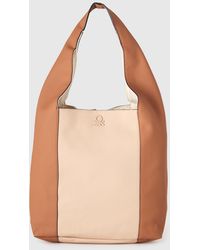 Benetton - Benetton, Reversible Hobo Bag - Lyst