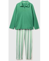 Benetton - Benetton, Pyjamas With Striped Trousers - Lyst