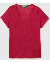 Benetton - Benetton, Round-Neck T-Shirt - Lyst