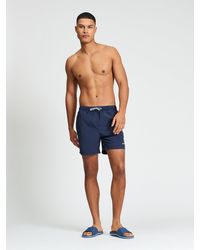 Ben Sherman - Mono Geo Swimshort In Twilight Denim - Lyst