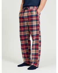 Ben Sherman - Brushed Heritage Check Trouser In Red - Lyst