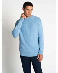 Ben Sherman - Textured Front Crew Sweater In - Lyst