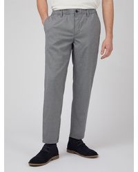Ben Sherman - Black Check Trouser - Lyst