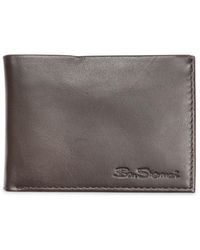 Ben Sherman - Boxed Slim Leather Classic Wallet In - Lyst