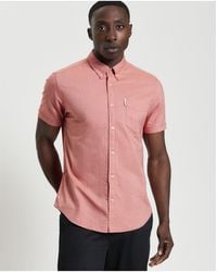 Ben Sherman - Short Sleeve Signature Oxford Shirt - Lyst
