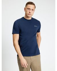 Ben Sherman - Short Sleeve Signature Tshirt In Dark Navy - Lyst