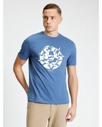 Ben Sherman - Short Sleeve Seagull Target Tshirt In Indigo - Lyst
