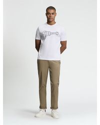 Ben Sherman - Short Sleeve Guitar Logo Tshirt In White - Lyst