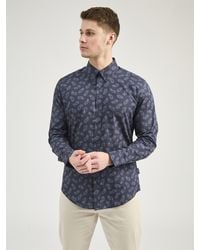 Ben Sherman - Long Sleeve Paisley Print Shirt - Lyst