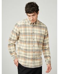 Ben Sherman - Corduroy Check Shirt - Lyst