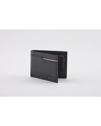 Ben Sherman - Panel Stripe Tape Billfold Leather Wallet In - Lyst