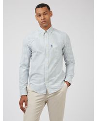 Ben Sherman - Recycled Cotton Oxford Stripe Shirt - Lyst