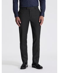 Ben Sherman - Signature Twill Trouser In Charcoal - Lyst