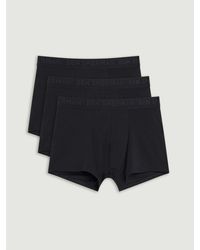 Ben Sherman - 3 Pack Tonal Block Trunks In Black - Lyst