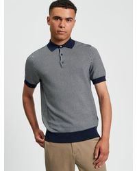 Ben Sherman - Bi Coloured Textured Polo In - Lyst