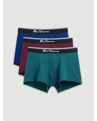 Ben Sherman - 3 Pack Mod Signature Trunks In Assorted - Lyst