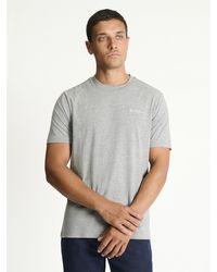 Ben Sherman - Chest Embroidery Tee In Grey Marl - Lyst