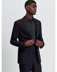 Ben Sherman - Ombre Check Jacket In Dark Wine - Lyst