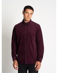 Ben Sherman - Long Sleeve Fine Cordurory Shirt In - Lyst