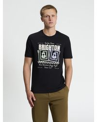 Ben Sherman - Short Sleeve Jazz Poster Tshirt In Black - Lyst