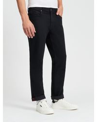 Ben Sherman - Rinsewash Straight Fit Jean In Black Denim - Lyst