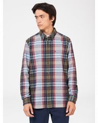 Ben Sherman - Brushed Multicolour Oxford Tartan Check Shirt - Lyst
