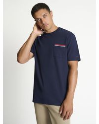 Ben Sherman - Pique Pocket Tee In Dark Navy - Lyst