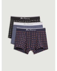Ben Sherman - 3 Pack Pattern Mix Underwear In Assorted - Lyst